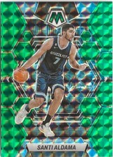2022-23 Panini Mosaic Santi Aldama Green Prizm SP 
