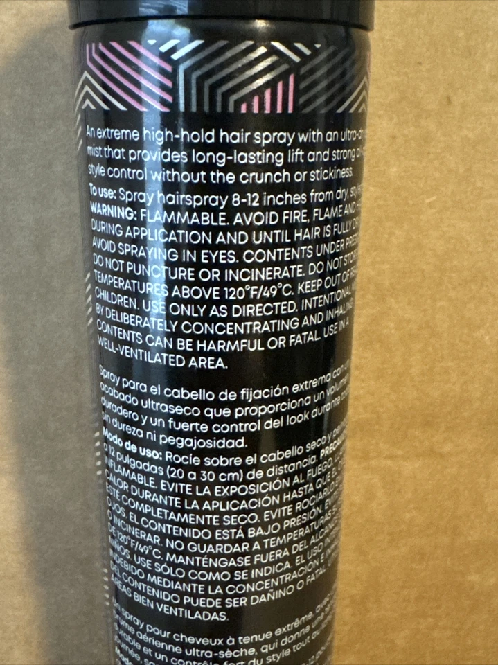 Matrix Vavoom TRIPLE FREEZE Extra Dry High Hold Hairspray 9 oz FREE SHIPPING - Image 4 of 4