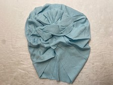 Baby Plain Ribbed Headwrap   Baby Blue