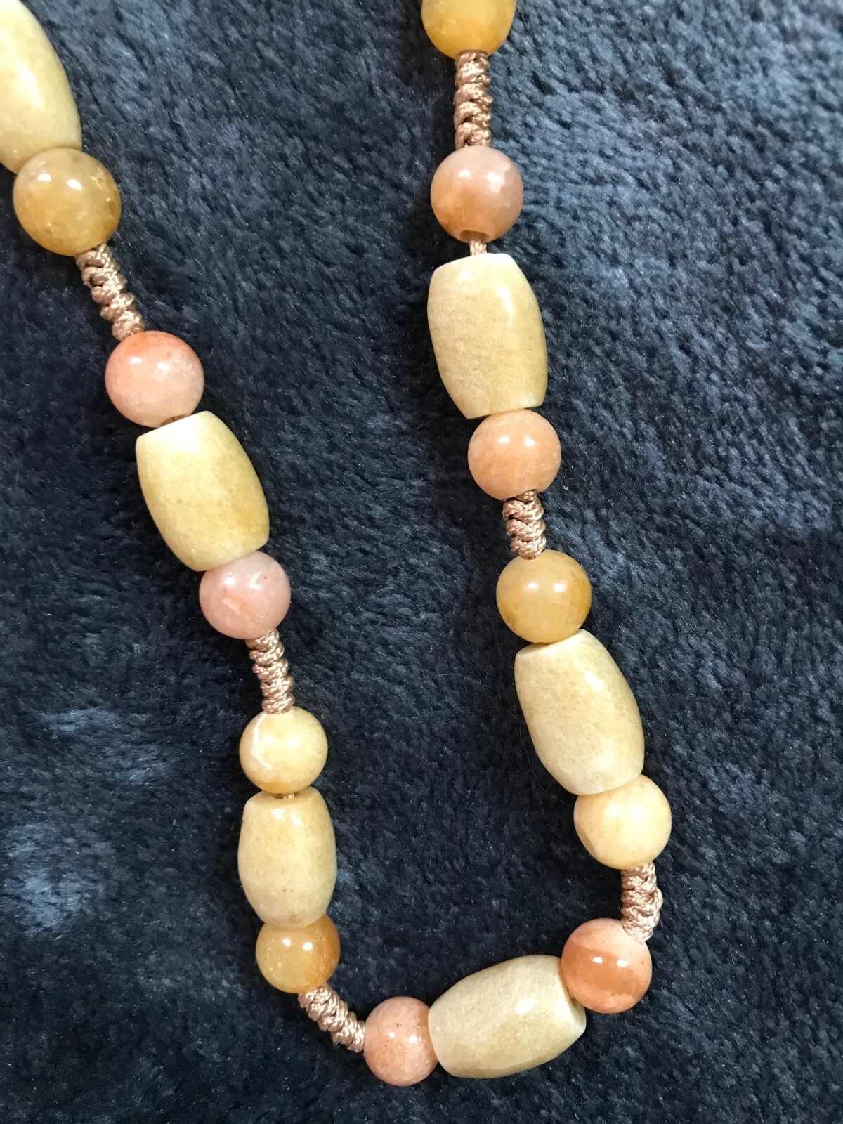 24" Drawstring adjustable Natural Bead Handcrafte… - image 4