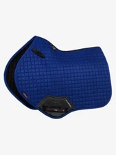 LeMieux Suede Close Contact Saddle Pad - Benetton Blue