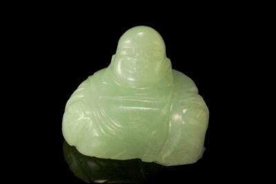 Bouddha en jade Chinois Stone chinese happy bouddha jadeite