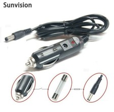 12v 24v Car Cigarette Lighter Power Charger To Dc Power Plug 5.5x2.1mm Converter