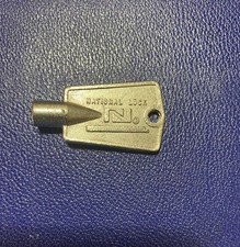 Vintage National Lock Rockford IL Chest Deep Freezer Key