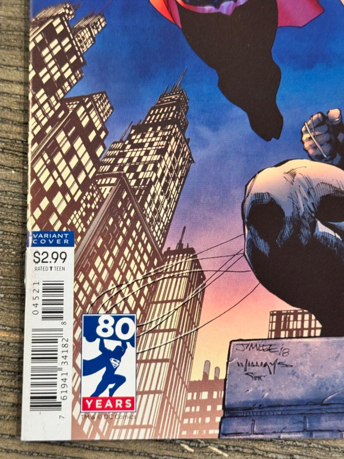 BATMAN #45 Rebirth Tom King, Tony S. Daniel & Jim Lee Variant Cover NM+