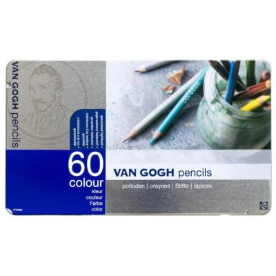 Van Gogh Pencils 60 Color Pencil Set  (Metal Cased) T9773-0036 w/ Tracking NEW