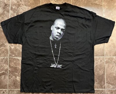 Vintage Jay Z Y2K Big Print Shirt Very Nice Sz 3XL Rockafella