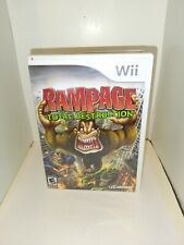 Rampage: Total Destruction (Nintendo Wii, 2006) CIB Tested Complete