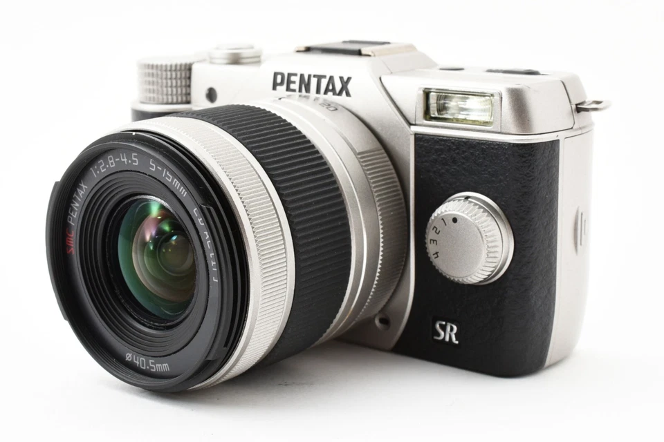 Pentax Q10 12.4MP Argento 02 Lente Fotocamera Digitale 2078shots [ Quasi Mint] # - Bild 2 von 4