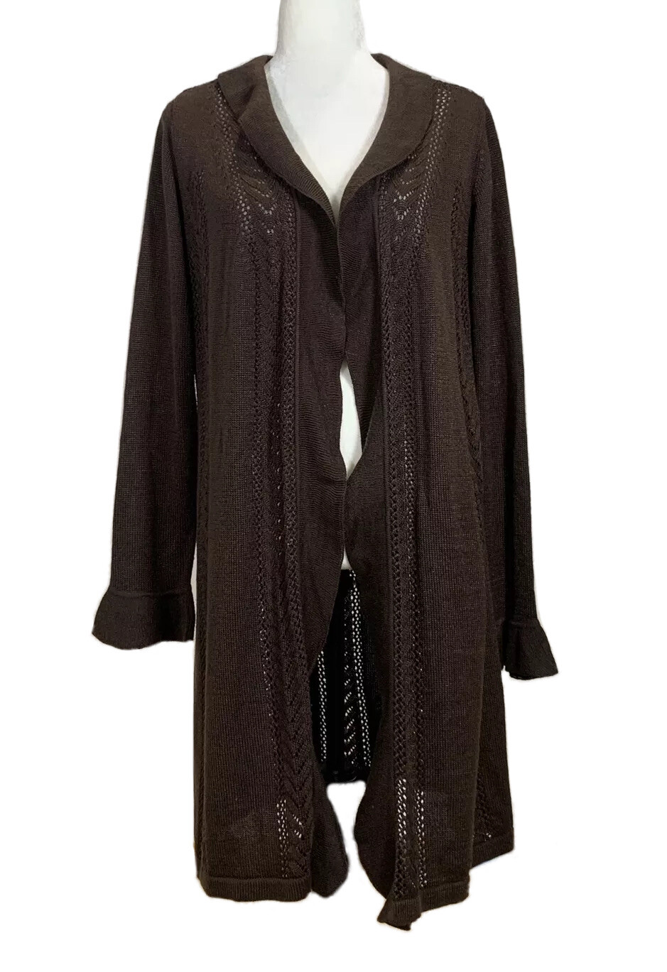 Front Cardigan Sweater Robe Kimono | eBay