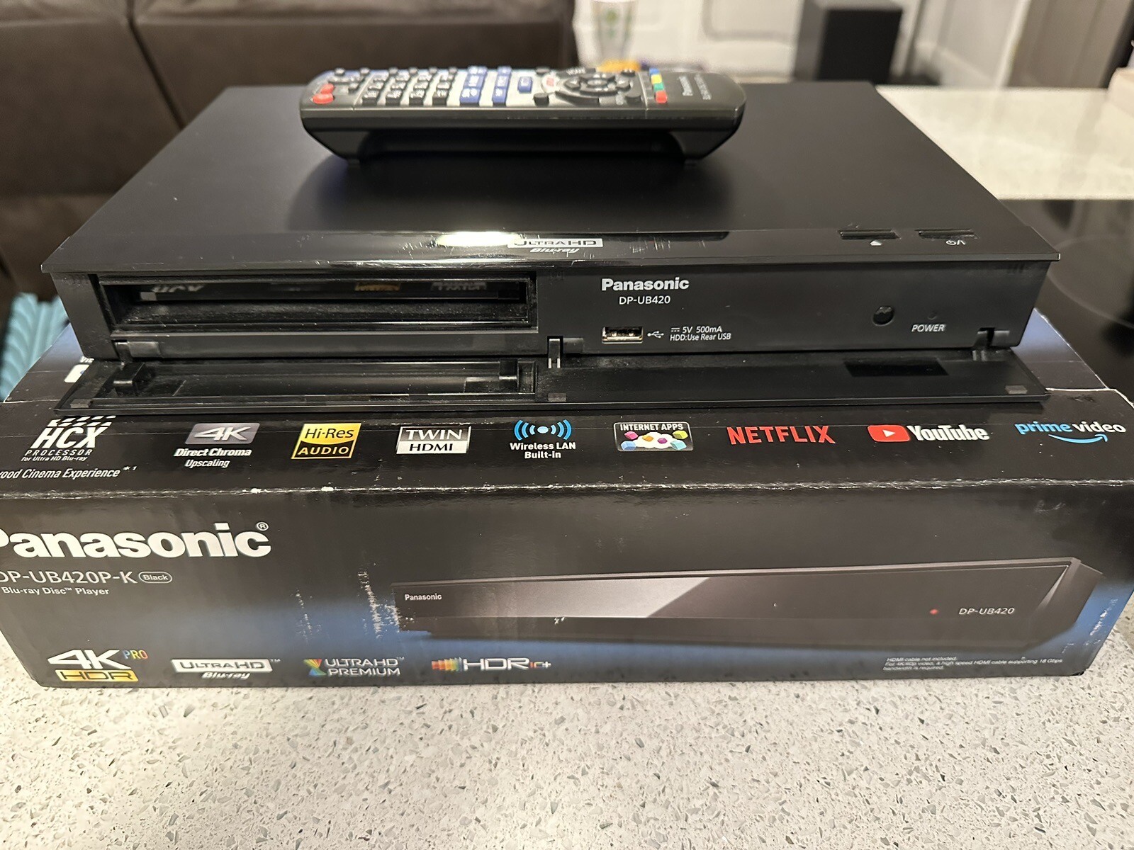 Panasonic DPUB420K 4K UHD Bluray Player 885170334373 eBay