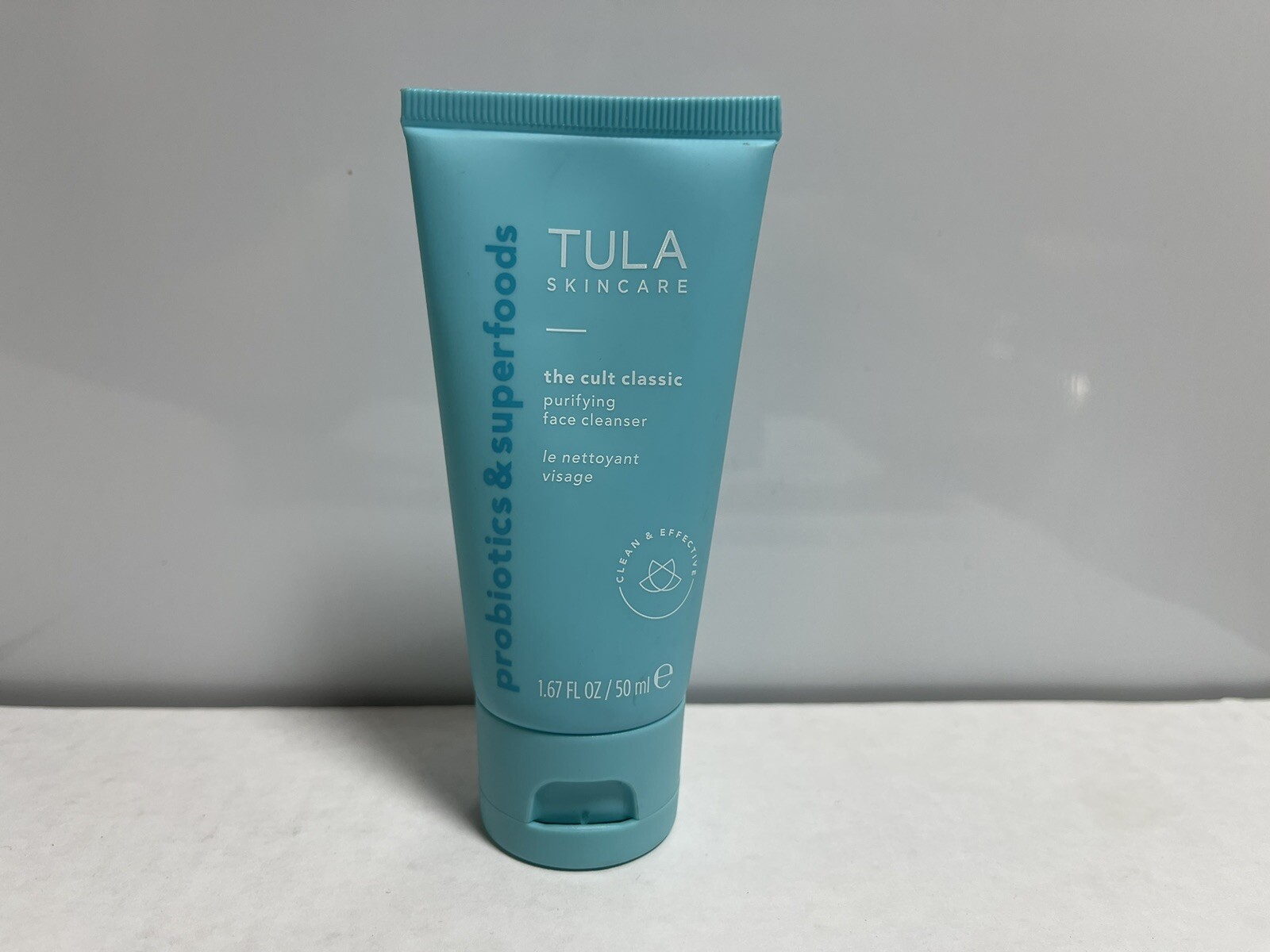 TULA The Cult Classic Purifying Face Cleanser 1.67 Large Mini Size NEW