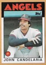 JOHN CANDELARIA ANGELS #140 - TOPPS NM-MT 1986