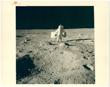 Type I Apollo Photograph of Buzz Aldrin on Lunar Surface Taken by Neil Armstrong