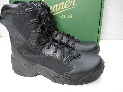 Danner Scorch Side-Zip Mens Sz 9.5 D Black 8” Combat Breathable