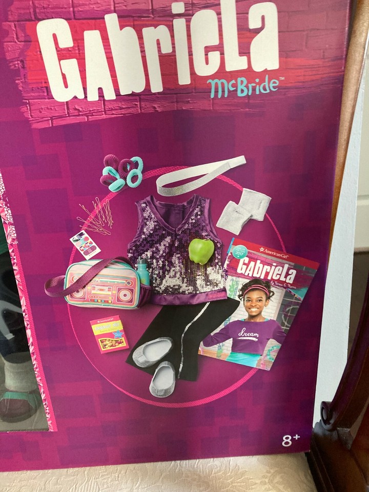 AMERICAN GIRL 18" DOLL GABRIELA McBRIDE WITH ACCESSORIES SET NRFB NEW