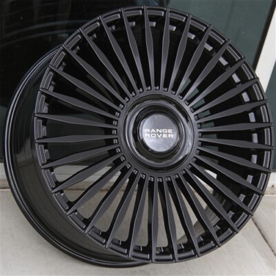 (4)SET 22X9.5 5X120 ET45 BLACK WHEELS RANGE ROVER HSE SPORT SVR AUTOBIOGRAPHY...