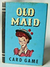 Vintage 1950s Whitman Miniature Old Maid Card Game No. 4117