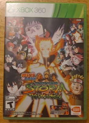 Naruto: Ultimate Ninja Storm Revolution Mecha Card Xbox 360 2014 Missing Manual 