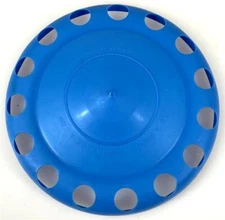 1 Vintage 1970s Amsun UFO Disc frisbee Zoom Top Space Ship Blue FLYING SAUCER