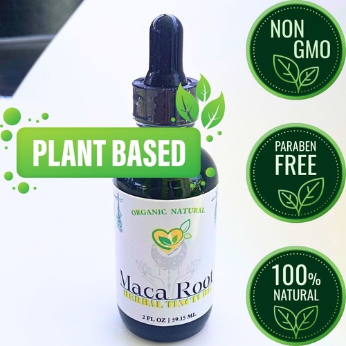 Maca Root Tincture Pure Liquid Herbal Drops Natural Energy Stamina Balance 2 oz - Picture 6 of 14
