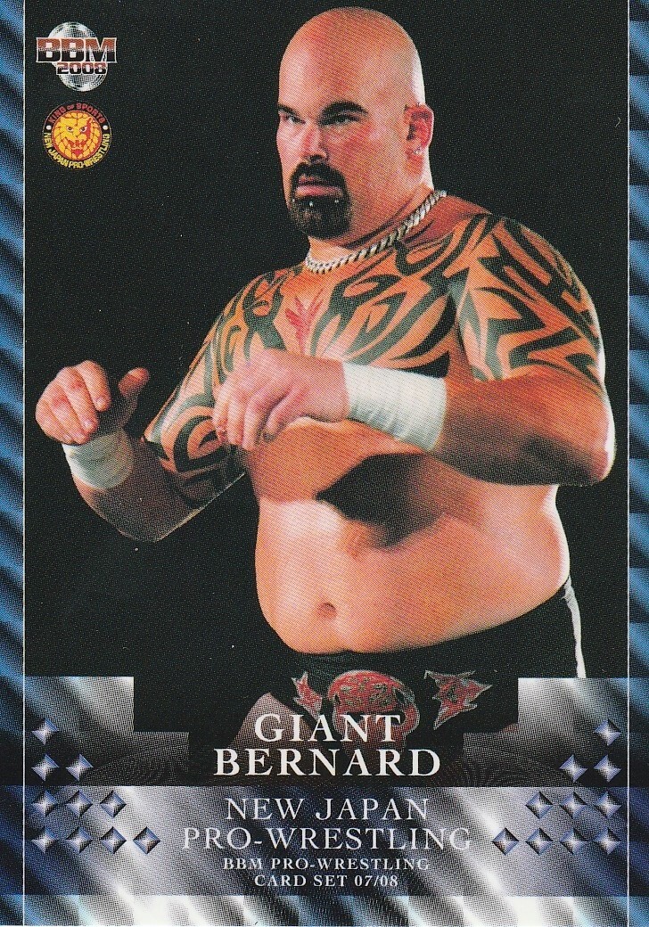 Giant Bernard 2007-08 BBM New Japan Pro Wrestling #25 | eBay
