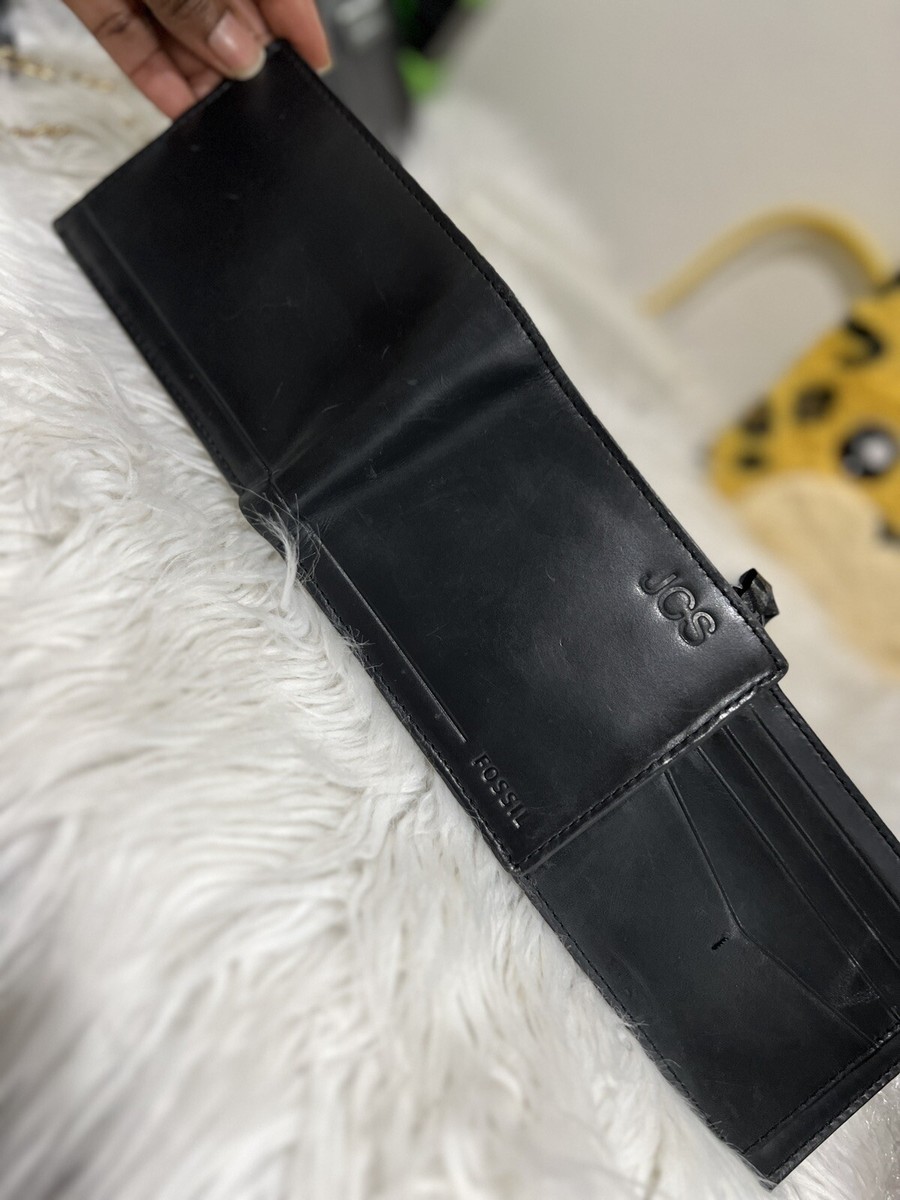 Fossil Allen RFID International Traveler Leather Wallet Mens Fossil Allen RFID International Traveler Leather Wallet Mens