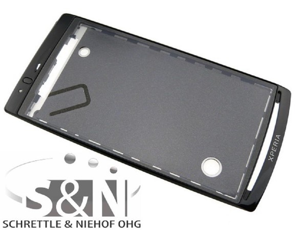 Original Sony Ericsson Xperia Arc S Lt15I Lt18I GehäUse Front Kleber Schwarz-image