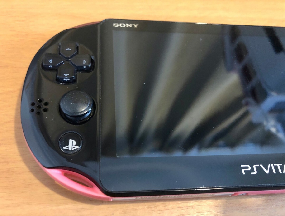 SONY PS Vita PCH-2000 Console Pink Black Model Wi-Fi Very Good FS