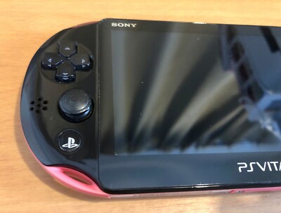 SONY PS Vita PCH-2000 Console Pink Black Model Wi-Fi Very Good FS
