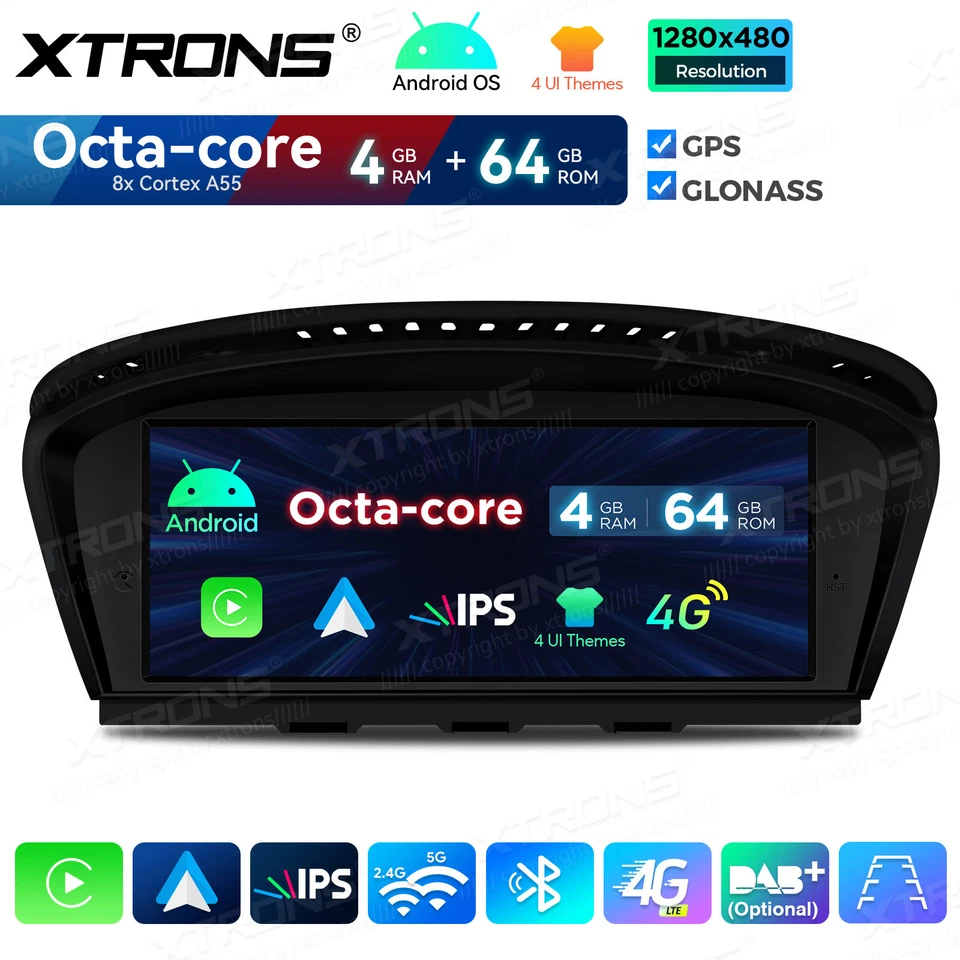 8,8 Zoll Autoradio Android 14 Octa Core GPS Navi für BMW E60 E90 M5 E91 E93 CCC - Bild 4 von 4