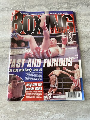 Boxing News Magazine ~ Naseem Hamed Robin Reid ~ May 1997