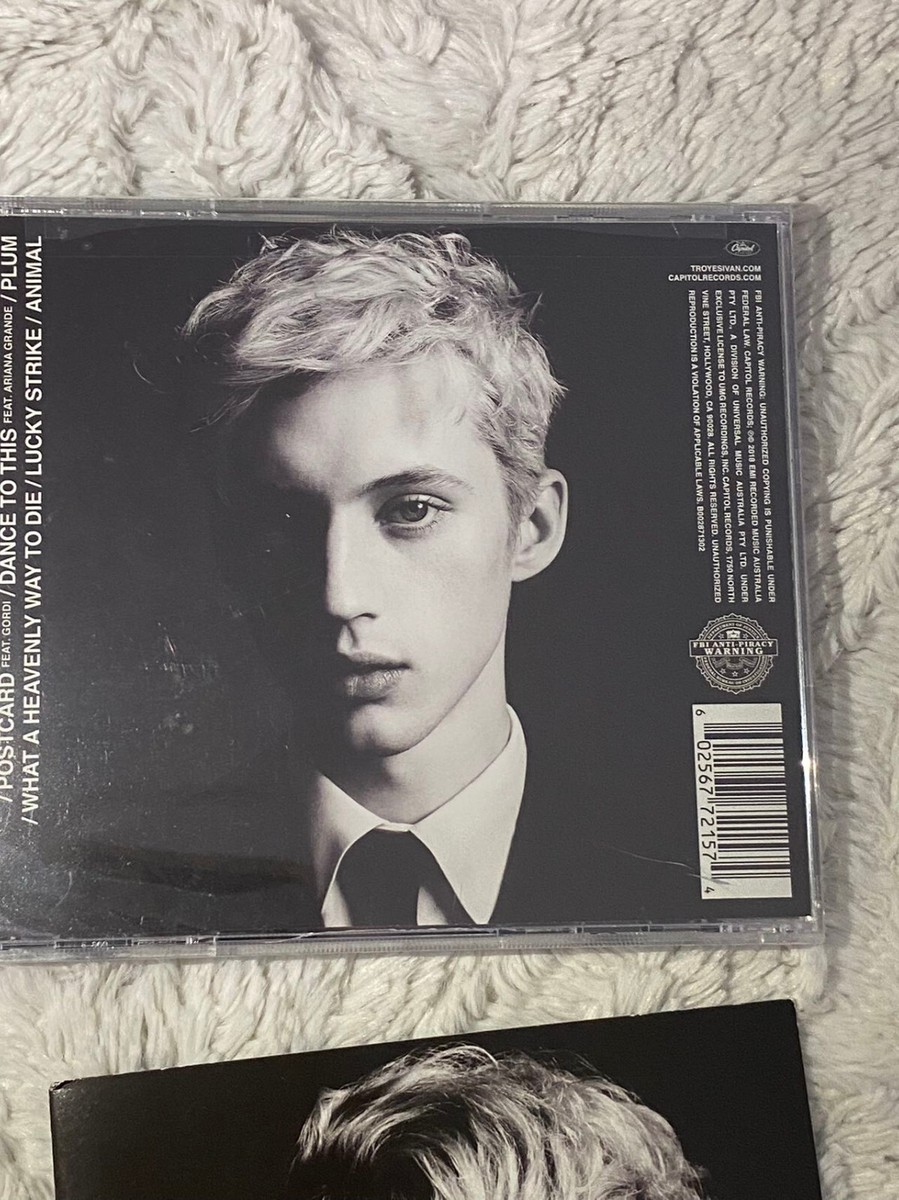 Troye Sivan Hand Signed Audio CD Booklet and sealed Bloom CD Crack