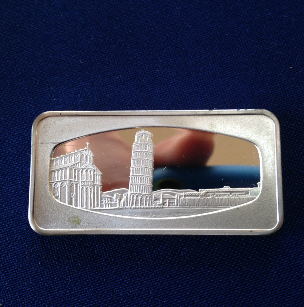 Singapore Airlines Leaning Tower of Pisa Wonders of World Silver