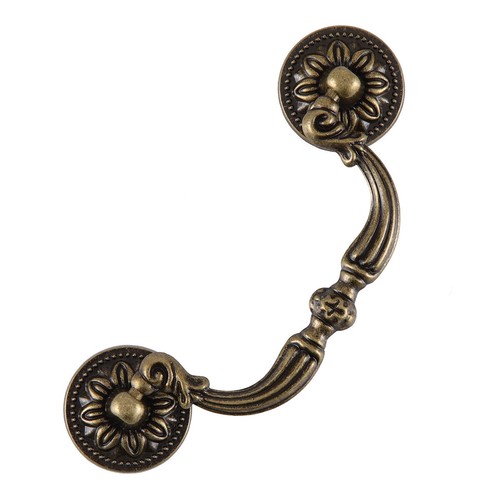 10Pcs Vintage Drop Bail Dresser Drawer Pulls Antique Bronze Cabinet Handles Knob - Bild 10 von 11