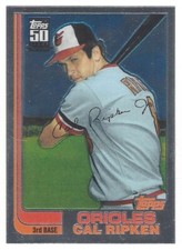 Cal Ripken Jr. 2001 Topps Chrome Traded 82 Card# T-105