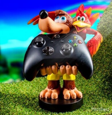 Brand New Sealed Banjo Kazooie Controller and Smartphone Charging Holder Stand