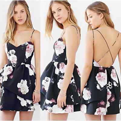 keepsake floral mini dress Garden Keepsake Ivory Floral Cotton Mini Dress
