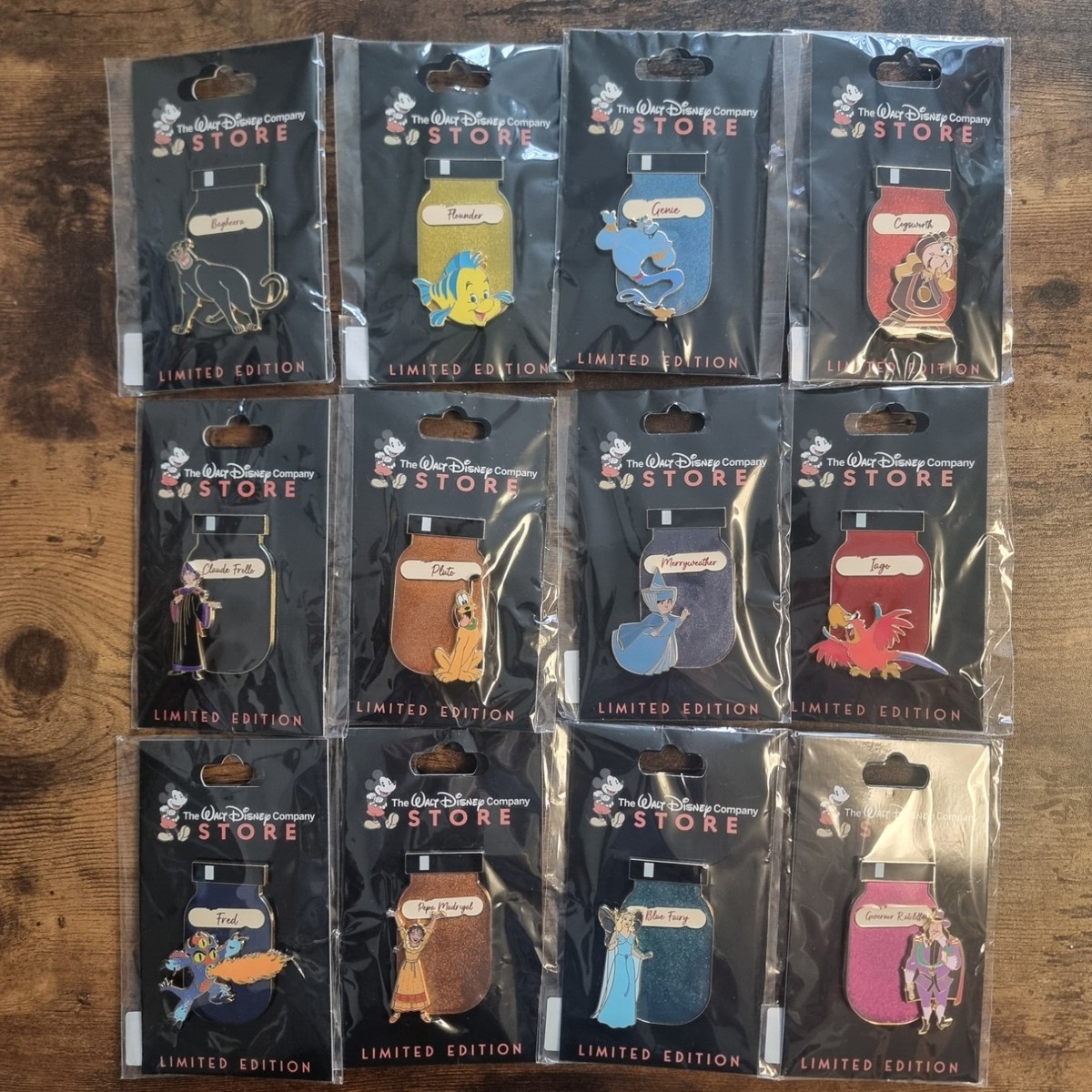 The Color Shades of Magic Paint Jars Walt Disney Company Pin Store