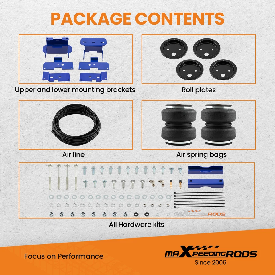 Kit de bolsas de resorte de suspensión neumática trasera MaXpeedingrods para Ford F-150 2015-2020 Foto 3 de 4