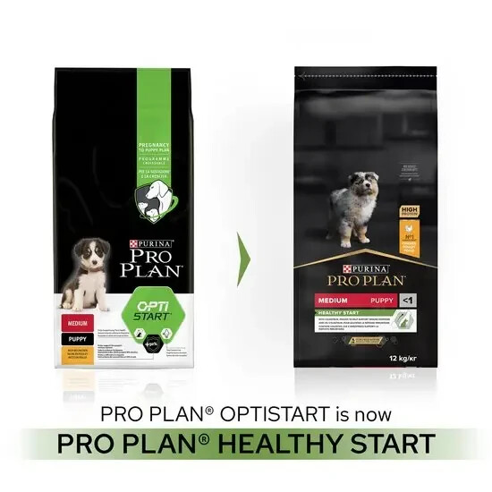 PURINA Puppy Food Medium Size Healthy Start 12kg Chicken Bag