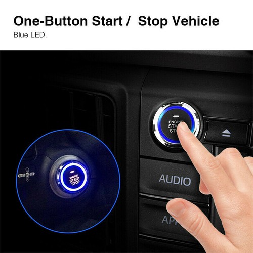 Car Keyless Entry Engine Start Alarm System Kit Push Button Remote Start US R9T2 - Picture 4 of 12