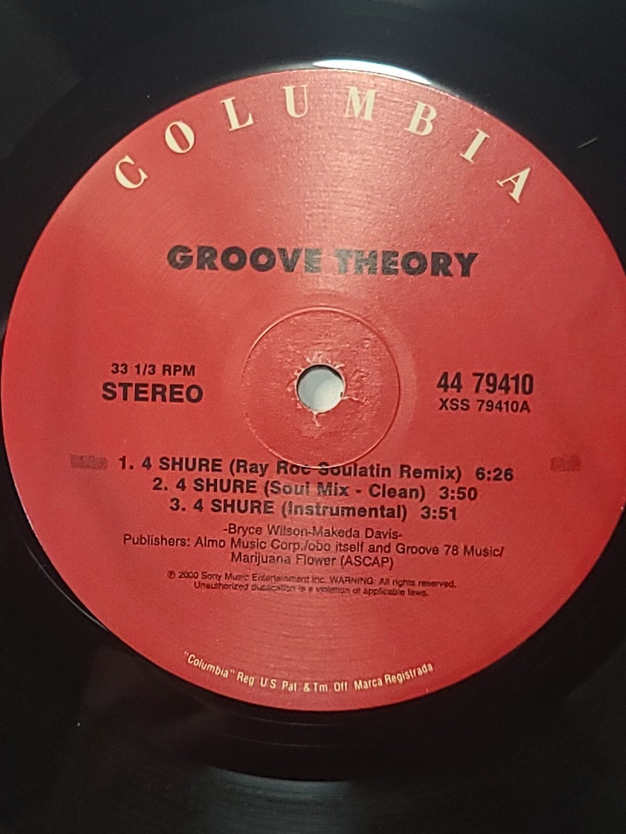 Groove Theory 4 Shure Single Vinyl 2000 | eBay