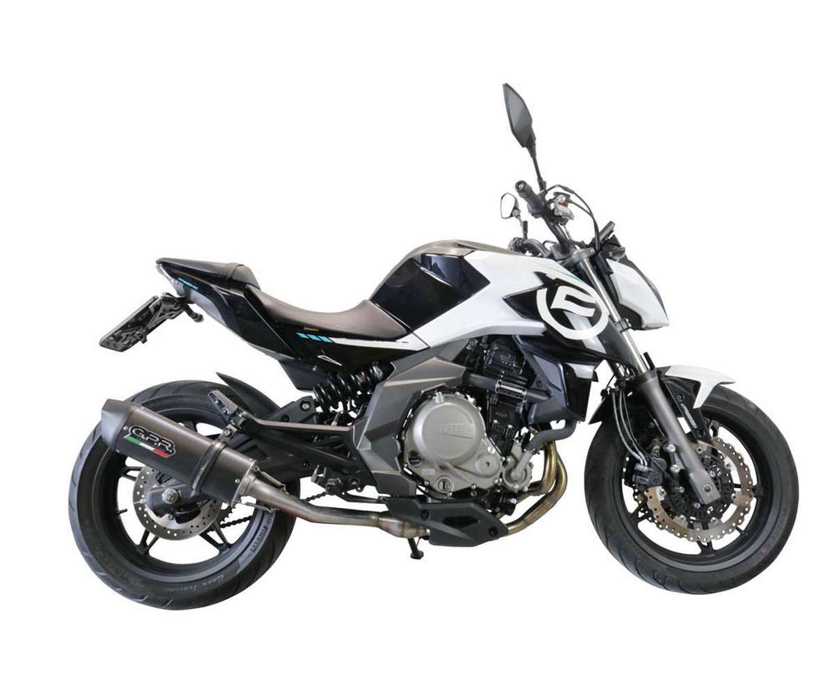 Exhaust Muffler GPR Furore Evo4 Poppy Approved Cf Moto 650 Mt 2021 2023