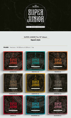SUPER JUNIOR THE RENAISSANCE SQUARE 10th Album RANDOM CD+2Book+