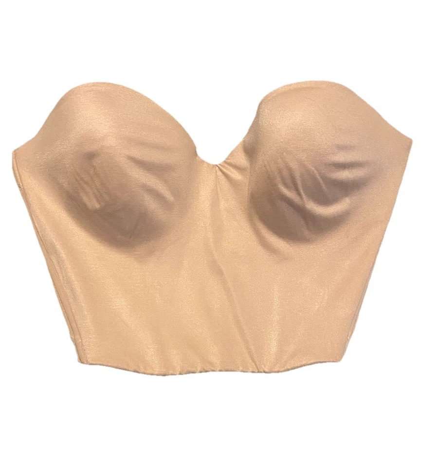 Sujetador b.tempt'd Future para mujer sin tirantes, espalda baja bronceado nude 32D Foto 3 de 4