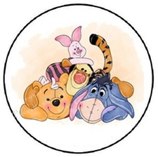BEAR AND FRIENDS ENVELOPE SEALS LABELS STICKERS PARTY FAVORS