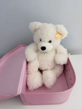 Steiff "Lotte" Teddy Bear in Pink Vacation Suitcase - New with Tags