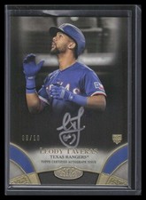 2021 Topps Tier One Break Out Autographs Silver Ink Leody Taveras RC Auto 8/10