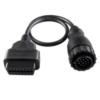 Eurowagens OBD2 Adapter 14 Pin Auf 16 Pin Diagnosekabel Anschluss